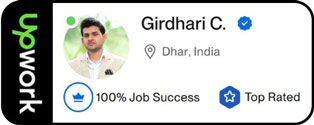 Upwork profile badge